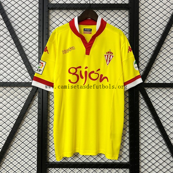 Camiseta Sporting Gijon Replica Segunda Ropa Retro 2015-2016 Paga menos este saldazo tirado