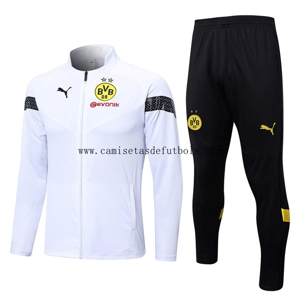 Chandal Dortmund 2022/23 Blanco Negro Chollo fabuloso de colección