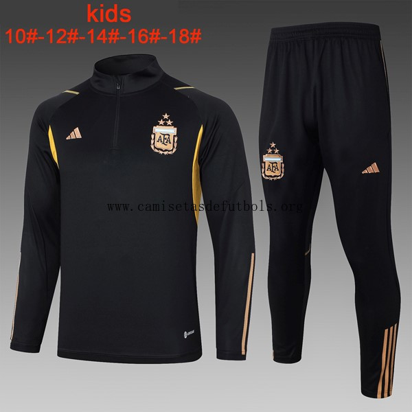 Ninos Sudadera De Training Argentina 2024 Negro 2 Pide ahora en toda la red