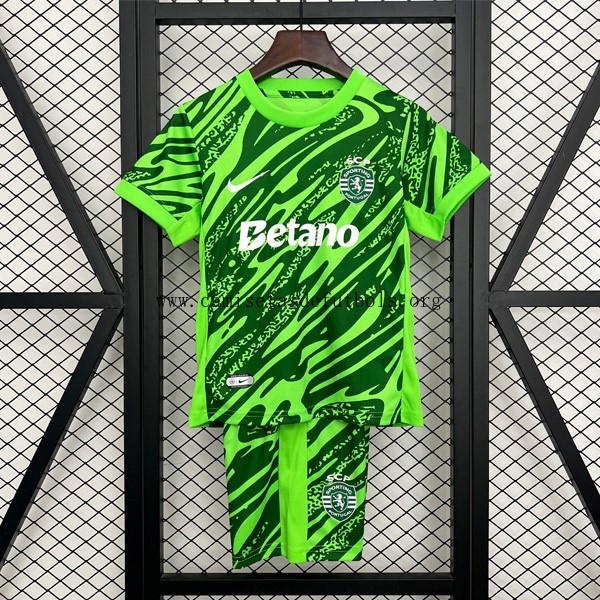Camiseta Sporting Lisbon Goalkeeper Niño 2025/26 Verde Llévatelo solo hoy