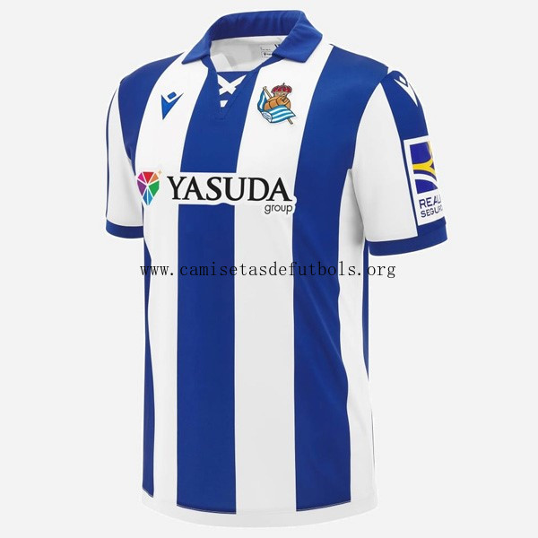 Camiseta Real Sociedad Replica Primera Ropa 2024/25 Sensacional saldo, gasta menos de la temporada