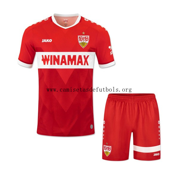 Camiseta VfB Stuttgart Replica Segunda Ropa Niño 2024/25 Descuento, no lo pienses