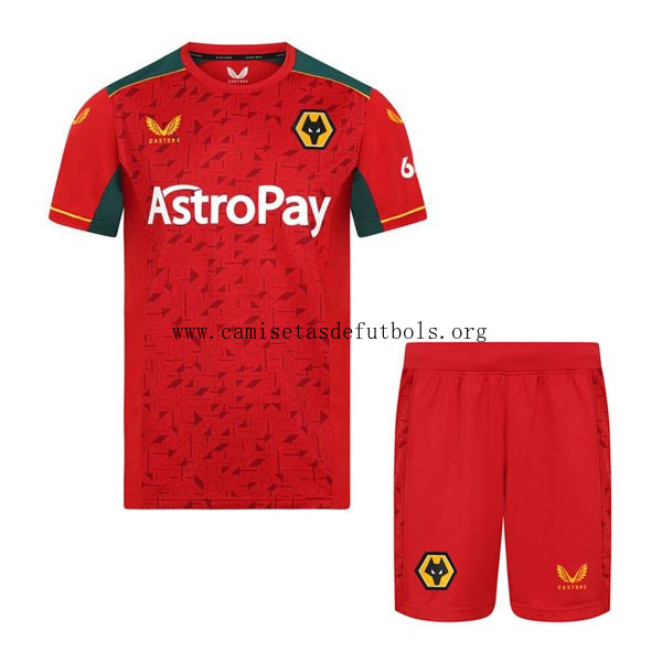 Camiseta Wolves Replica Primera Ropa Niño 2023/24 Saldo razonable en todo el mercado