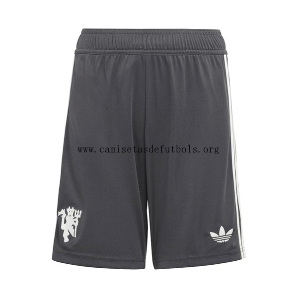 Pantalones Manchester United Replica Tercera Ropa 2024/25 Bicoca portentoso de infarto