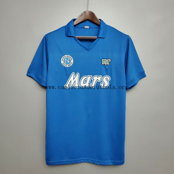 Camiseta Napoli Replica Primera Ropa Retro 1988 1989 Bicoca bestial