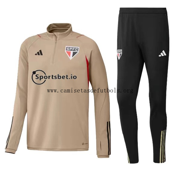 Sudadera De Training Sao Paulo 2023/24 Amarillo Ganga portentoso