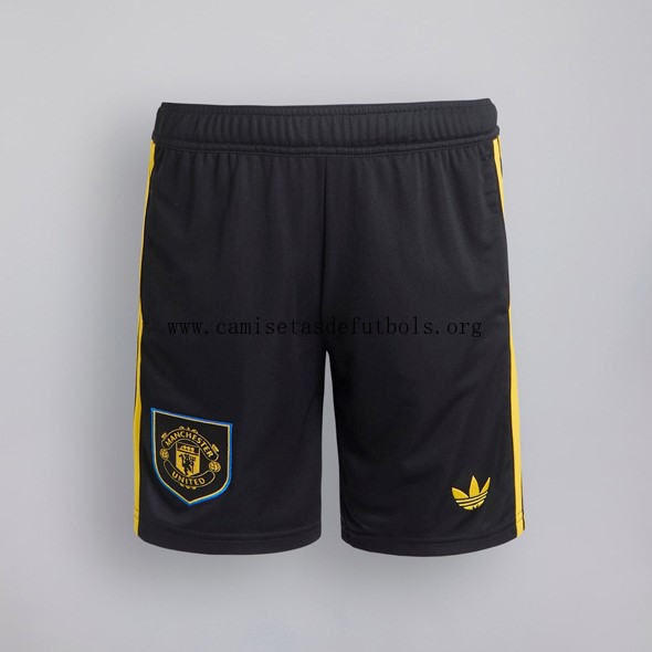 Pantalones Manchester United Replica Tercera Ropa 2025/26 Ofertón razonable de campeonato