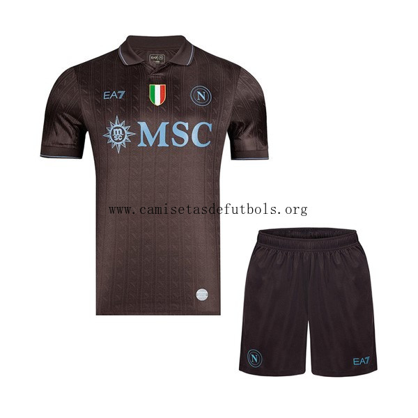 Camiseta Napoli Replica Tercera Ropa Niño 2025/26 Gasta menos este preciaco bestial