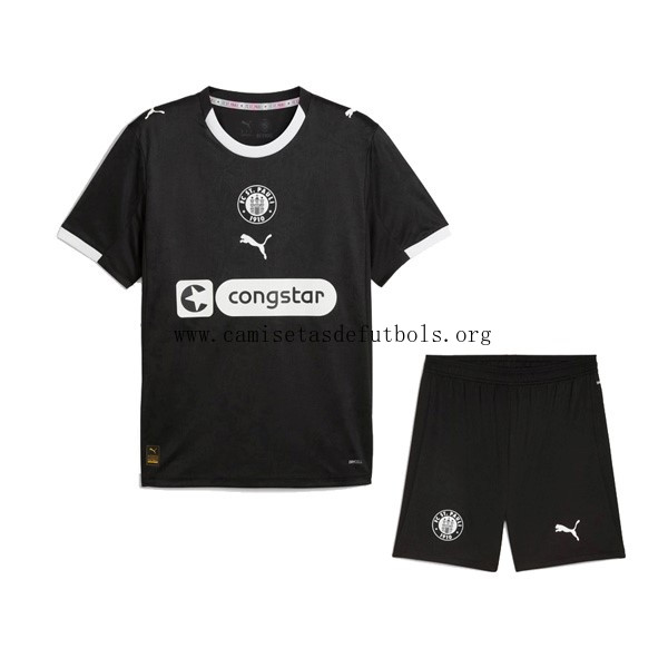 Camiseta St Pauli Replica Tercera Ropa Niño 2025/26 Formidable descuento, aprovéchala ya de outlet