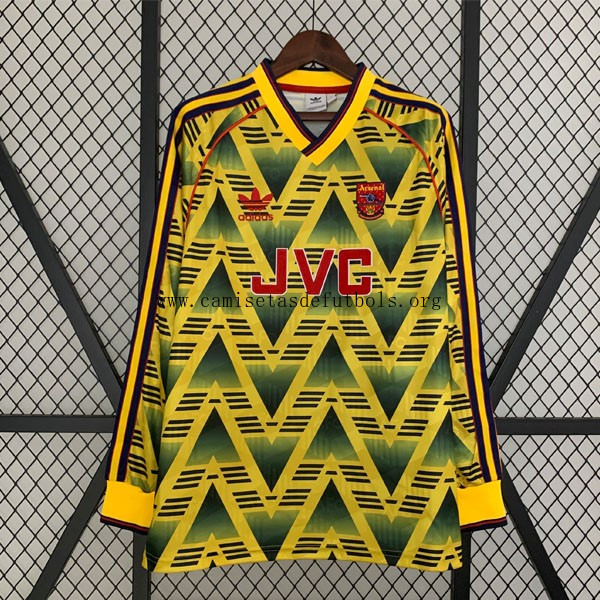Camiseta Arsenal Replica Segunda Ropa ML Retro 1991 1993 Ganga bestia
