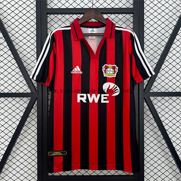 Camiseta Leverkusen Replica Primera Ropa Retro 2001-2002 Descuento prodigioso antes de que se acabe