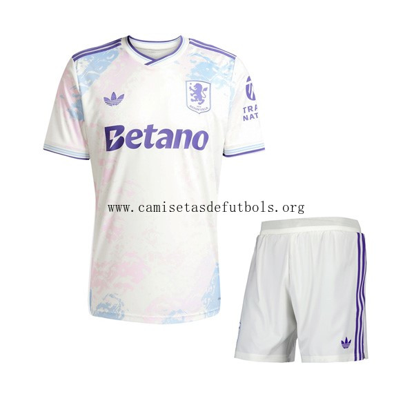 Camiseta Aston Villa Replica Tercera Ropa Niño 2025/26 ¡¡Ni te imaginas ofertón, adquiere!