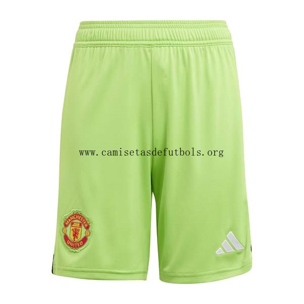 Pantalones Manchester United Replica Primera Ropa Portero 2023/24 Descuento barato
