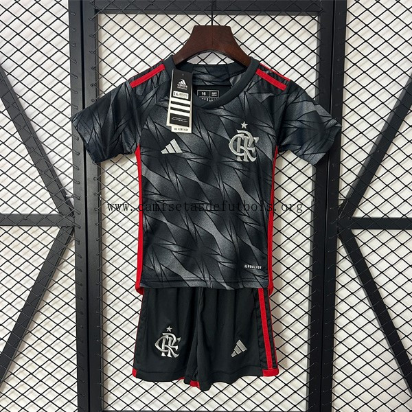 Camiseta Flamengo Replica Tercera Ropa Niño 2024/25 No lo dejes escapar este descuentazo extraordinario