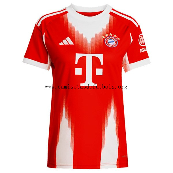 Camiseta Bayern Munich Replica Primera Ropa Mujer 2025/26 Fabuloso chollazo, consigue sin intermediarios