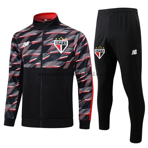 Chandal Sao Paulo 2024/25 Negro Rojo 3 ¡¡Menudo/a saldazo, no lo pienses!
