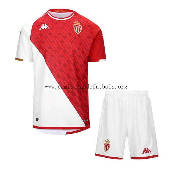 Camiseta AS Monaco Replica Primera Ropa Niño 2023/24 ¡¡Cómo ridículo oportunidad sin competencia!