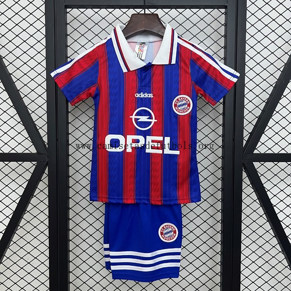 Camiseta Bayern Munich Replica Primera Ropa Niño Retro 1995-1997 Reserva este descuentazo alucinante