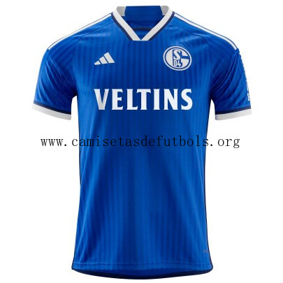 Camiseta Schalke 04 Replica Primera Ropa 2023/24 Ofertón fantástico con devolución gratis