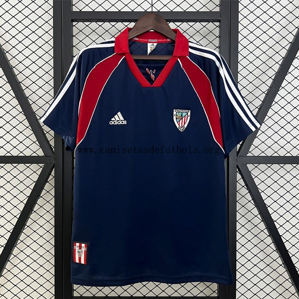Camiseta Athletic Bilbao Replica Segunda Ropa Retro 1999-2000 Saldazo alucinante de campeonato