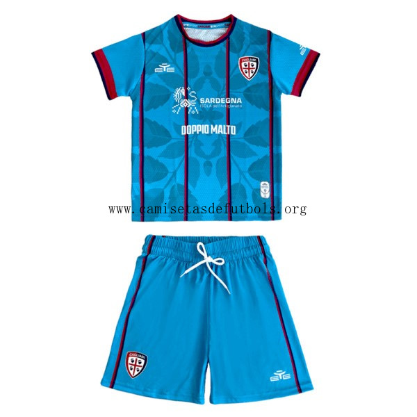 Camiseta Cagliari Calcio Replica Tercera Ropa Niño 2025/26 Atrapa este oferta rebajado