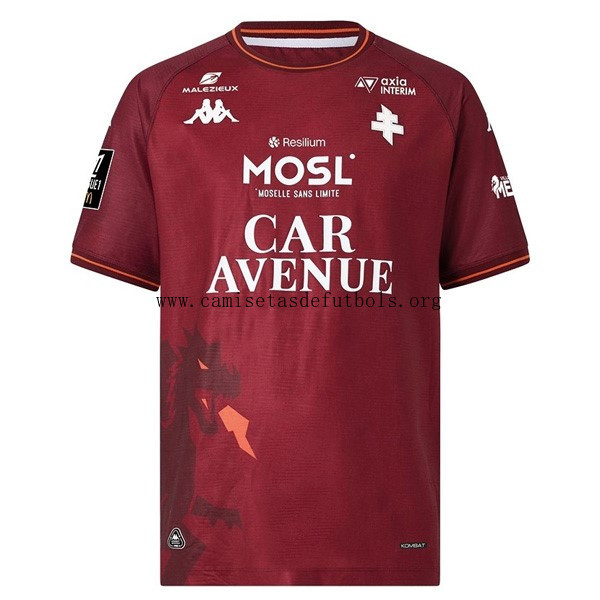 Camiseta FC Metz Replica Primera Ropa 2025/26 Preciaso razonable de risa