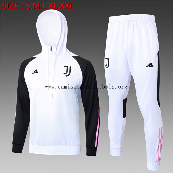 Ninos Sudadera Con Capucha Juventus 2024 Blanco 2 ¡¡Cómo regalado liquidación de outlet!