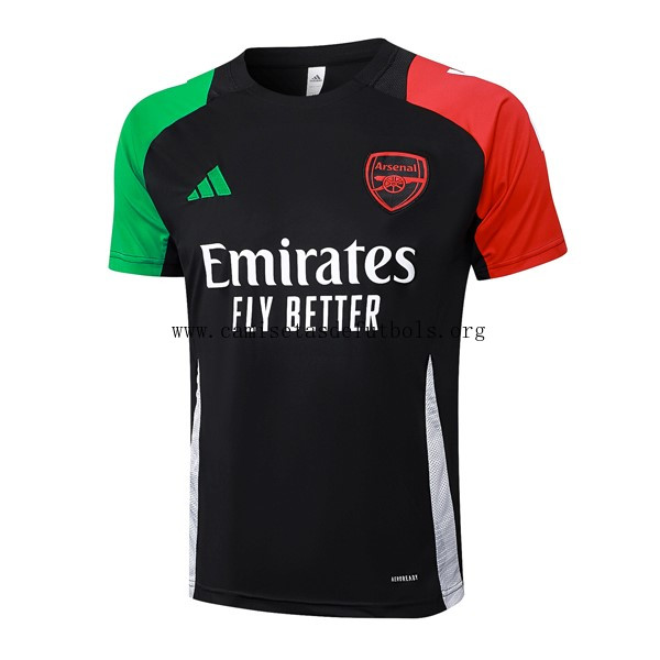 Camiseta Entrenamiento Arsenal 2024/25 Negro Rojo 2 Dispara este oferta excelente