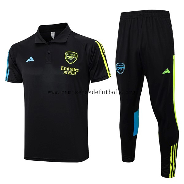 Polo Arsenal Conjunto Completo 2024 Negro Portentoso oferta, consigue antes de que se acabe
