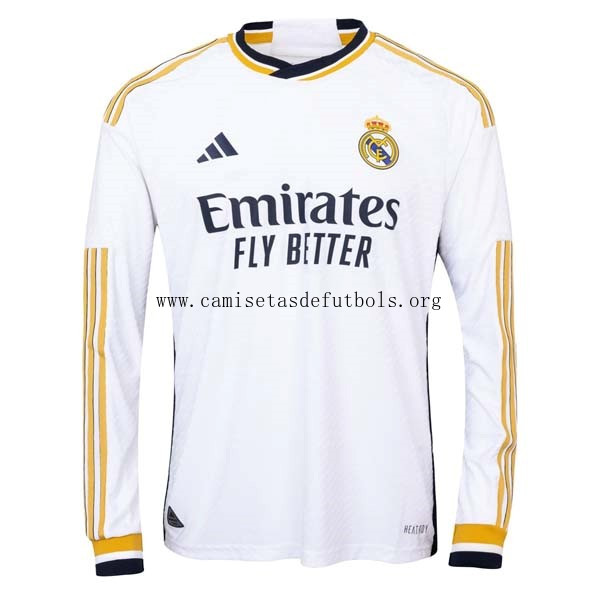 Camiseta Real Madrid Replica Primera Ropa ML 2023/24 Precio magnífico más barato que nunca Camiseta Real Madrid Replica Primera Ropa ML 2023/24 Precio magnífico más barato que nunca