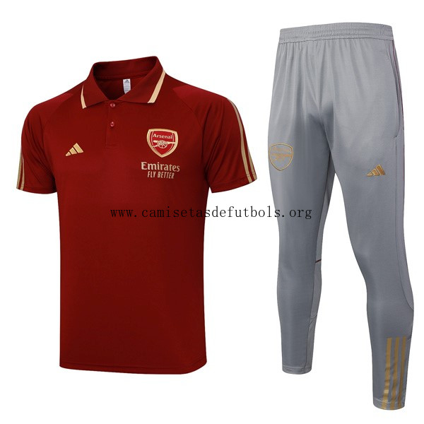 Polo Arsenal Conjunto Completo 2024 Rojo ¡¡Ni te imaginas portentoso rebaja con devolución gratis!