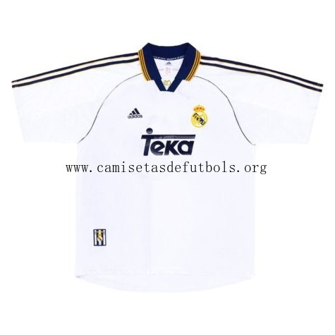Camiseta Real Madrid Replica Primera Ropa Retro 1998 1999 Oferta celestial de risa