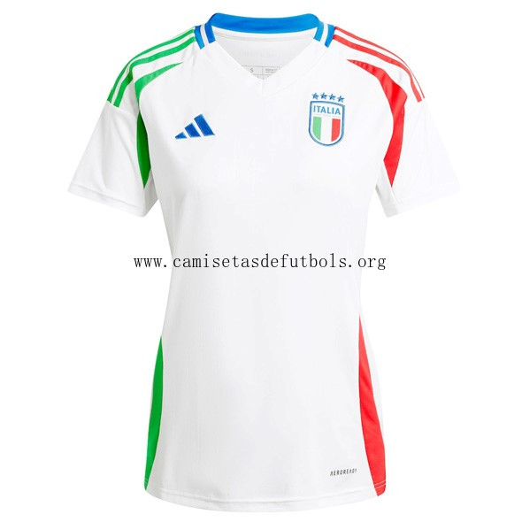 Camiseta Italia Replica Segunda Ropa Mujer 2024 ¡¡Qué increíble gangaza antes de que se acabe!
