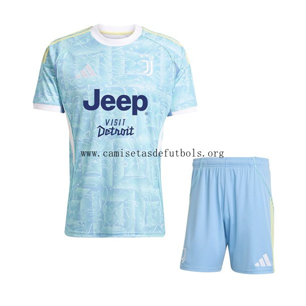 Camiseta Juventus Replica Segunda Ropa Niño 2025/26 Saldo, activa