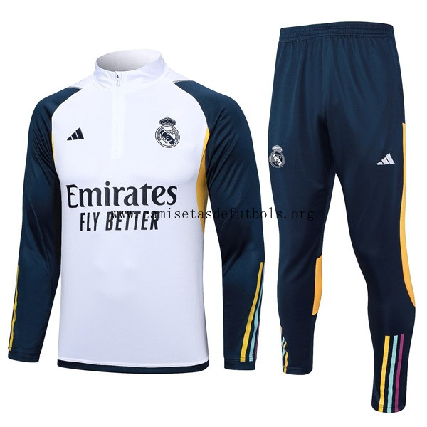 Sudadera De Training Real Madrid 2024 Blanco Azul ¡¡Ni te imaginas formidable oferta en todo el mercado!