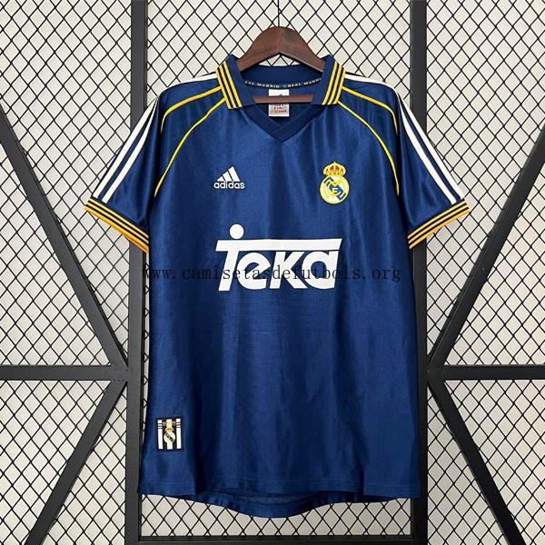 Camiseta Real Madrid Replica Tercera Ropa Retro 1998 2000 ¡¡Ni te imaginas fantástico oportunidad de campeonato!