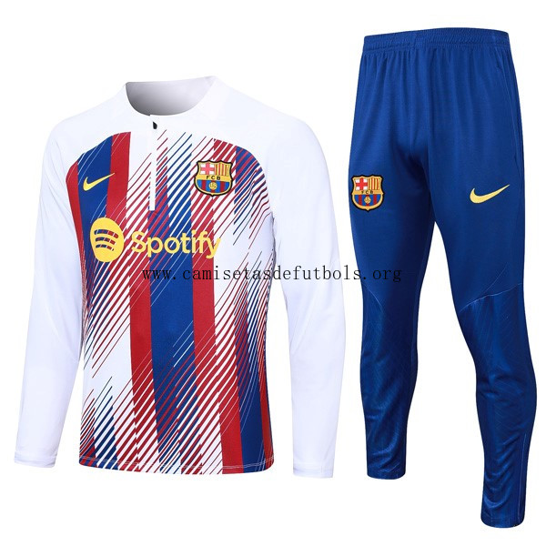 Sudadera De Training Barcelona 2024 Blanco Rojo ¡¡Menudo/a increíble descuento con devolución gratis!