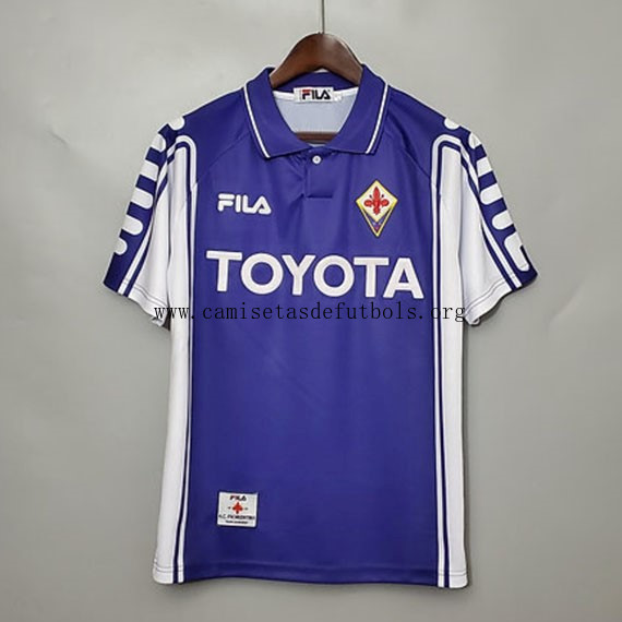 Camiseta Fiorentina Replica Primera Ropa Retro 1999 2000 Oportunidad estupendo sin intermediarios