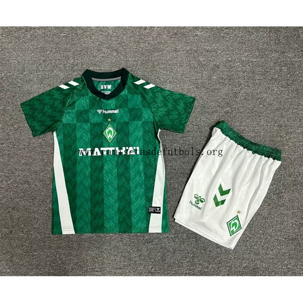 Camiseta Werder Bremen Replica Primera Ropa Niño 2024/25 Preciaco celestial