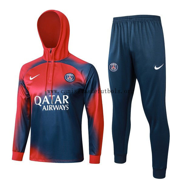Sudadera Con Capucha PSG 2024 Azul Rojo 2 Activa este oferta simbólico