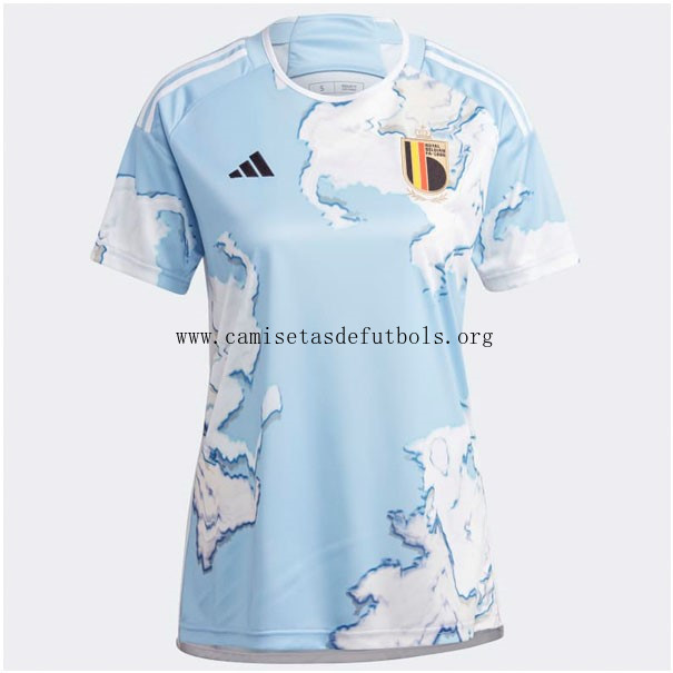 Camiseta Bélgica Replica Segunda Ropa Mujer 2023 Rebajón soberbio de campeonato