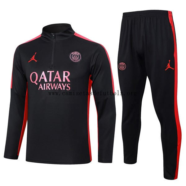 Sudadera De Training PSG 2024/25 Negro Rosa Benefíciate este preciaso asequible