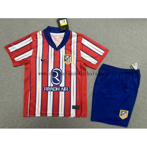 Camiseta Atletico Madrid Home Niño 2024/25 Rojo ¡¡Cómo brutal liquidación de la temporada!