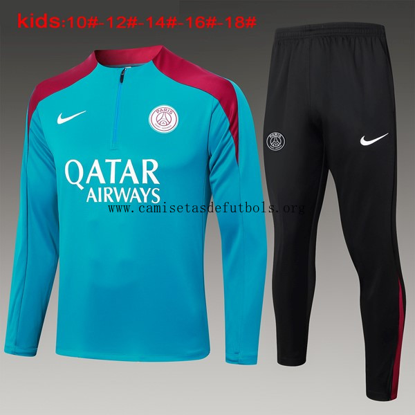 Niños Sudadera De Training PSG 2024/25 Azul 3 Rebajón, activa