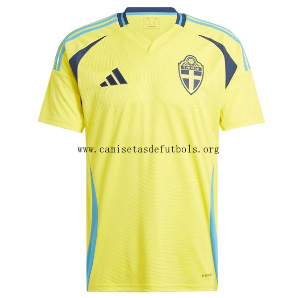 Camiseta Suecia Replica Primera Ropa 2024 Chollo genial en todo el mercado