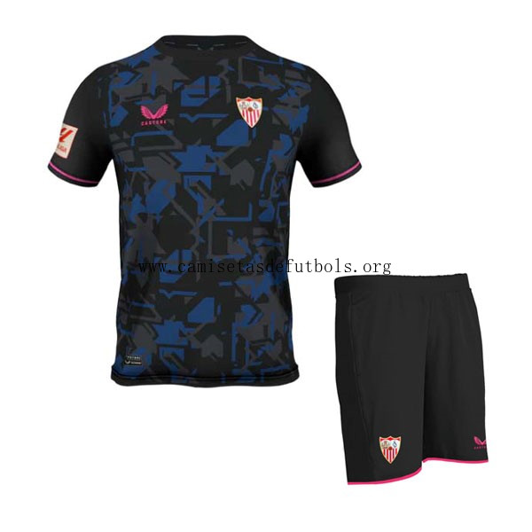 Camiseta Sevilla Replica Tercera Ropa Niño 2023/24 Hazte con él este chollazo prodigioso