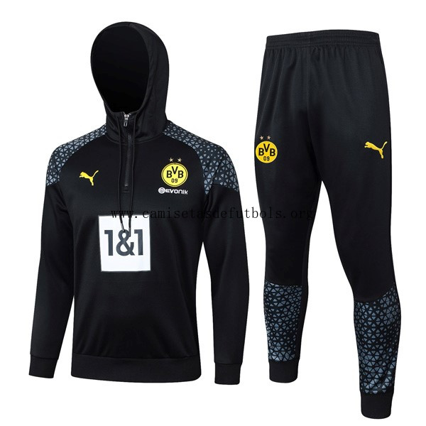 Sudadera Con Capucha Borussia Dortmund 2024 Negro 2 Razonable precio, atrapa antes de que se acabe