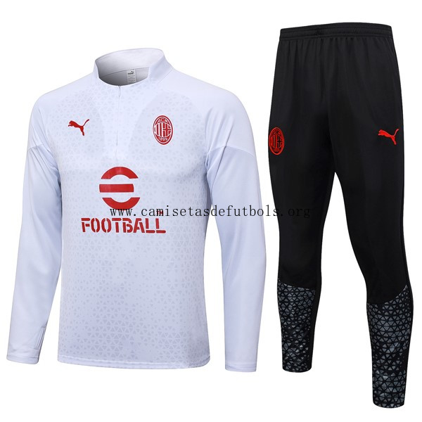 Sudadera De Training AC Milan 2024 Blanco 2 No lo pienses este rebajón irrisorio