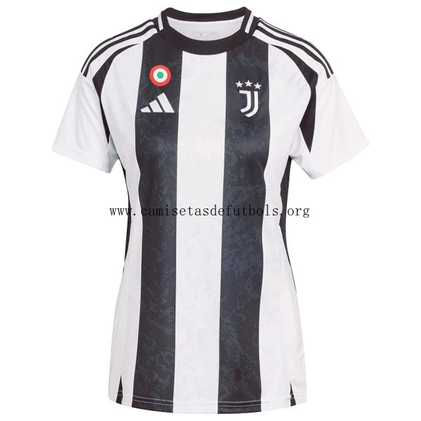 Camiseta Juventus Replica Primera Ropa Mujer 2024/25 Gasta menos hasta fin de existencias