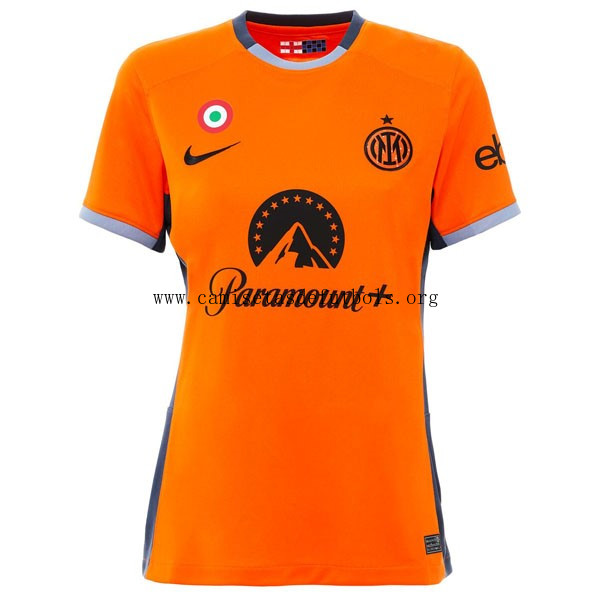 Camiseta Inter Milan Replica Tercera Ropa Mujer 2023/24 ¡¡Ni te imaginas justo rebajón de derribo!